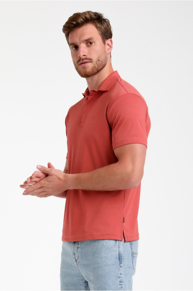PREMIUM POLO VAN JERSEY KWALITEIT 235531 4000 Deep coral